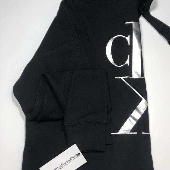 NEW🔥CALVIN KLEIN CROPPED HOODIE - Picture 9 of 9
